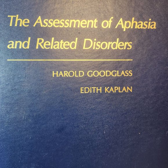 Assessment of Aphasia and Related Disorders 2nd Ed. by Harold Goodglass, Ph.D. - Picture 2 of 16